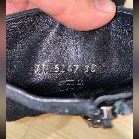 Prada Suede Heeled Ankle Boots - Picture 2 of 13